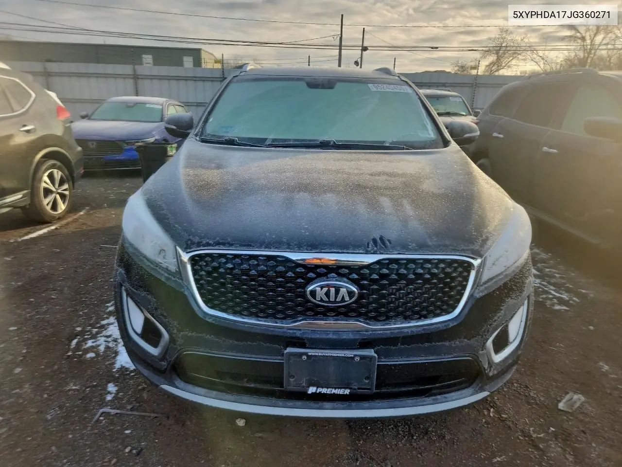 5XYPHDA17JG360271 2018 Kia Sorento Ex