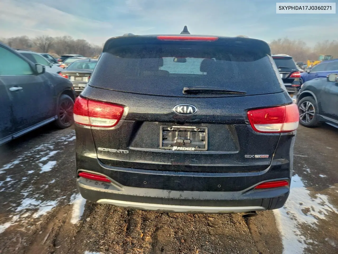5XYPHDA17JG360271 2018 Kia Sorento Ex