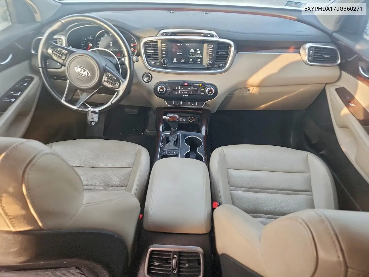 5XYPHDA17JG360271 2018 Kia Sorento Ex