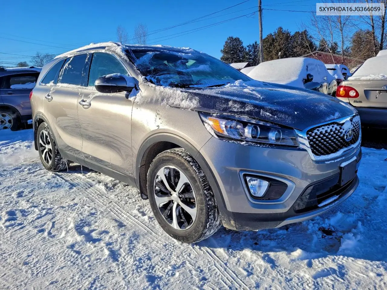 5XYPHDA16JG366059 2018 Kia Sorento Ex