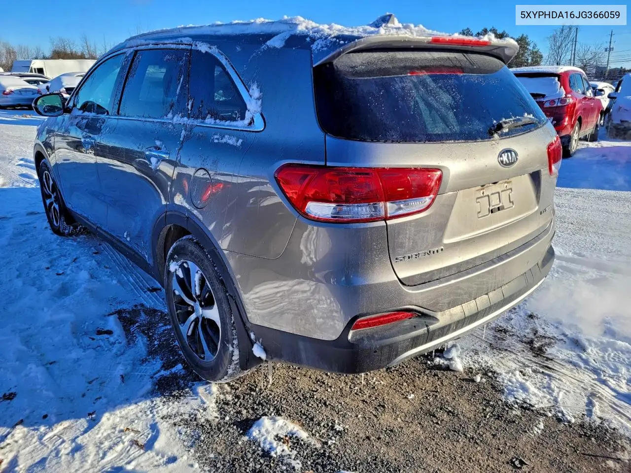5XYPHDA16JG366059 2018 Kia Sorento Ex