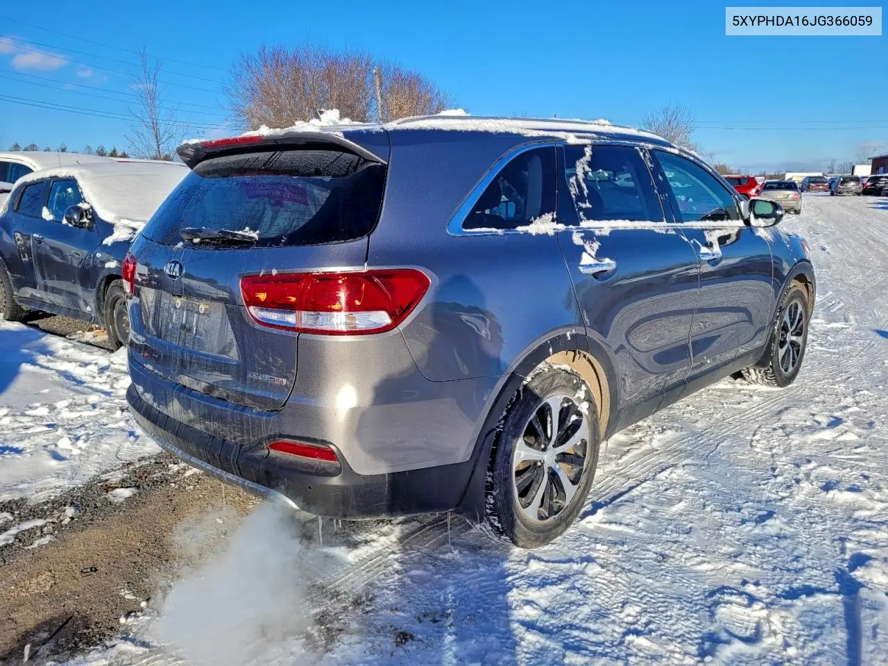 5XYPHDA16JG366059 2018 Kia Sorento Ex