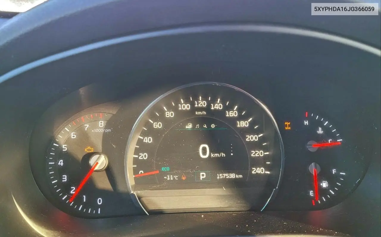 5XYPHDA16JG366059 2018 Kia Sorento Ex