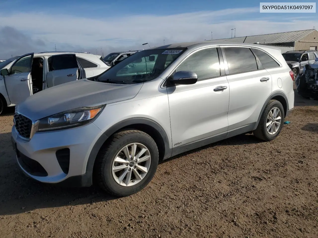 5XYPGDA51KG497097 2019 Kia Sorento Lx