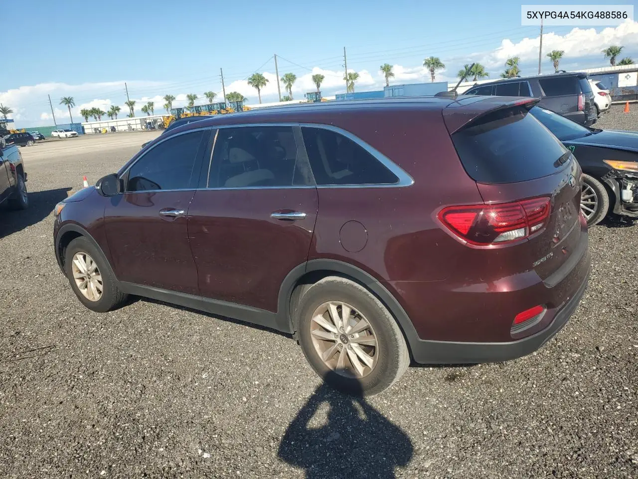 5XYPG4A54KG488586 2019 Kia Sorento Lx