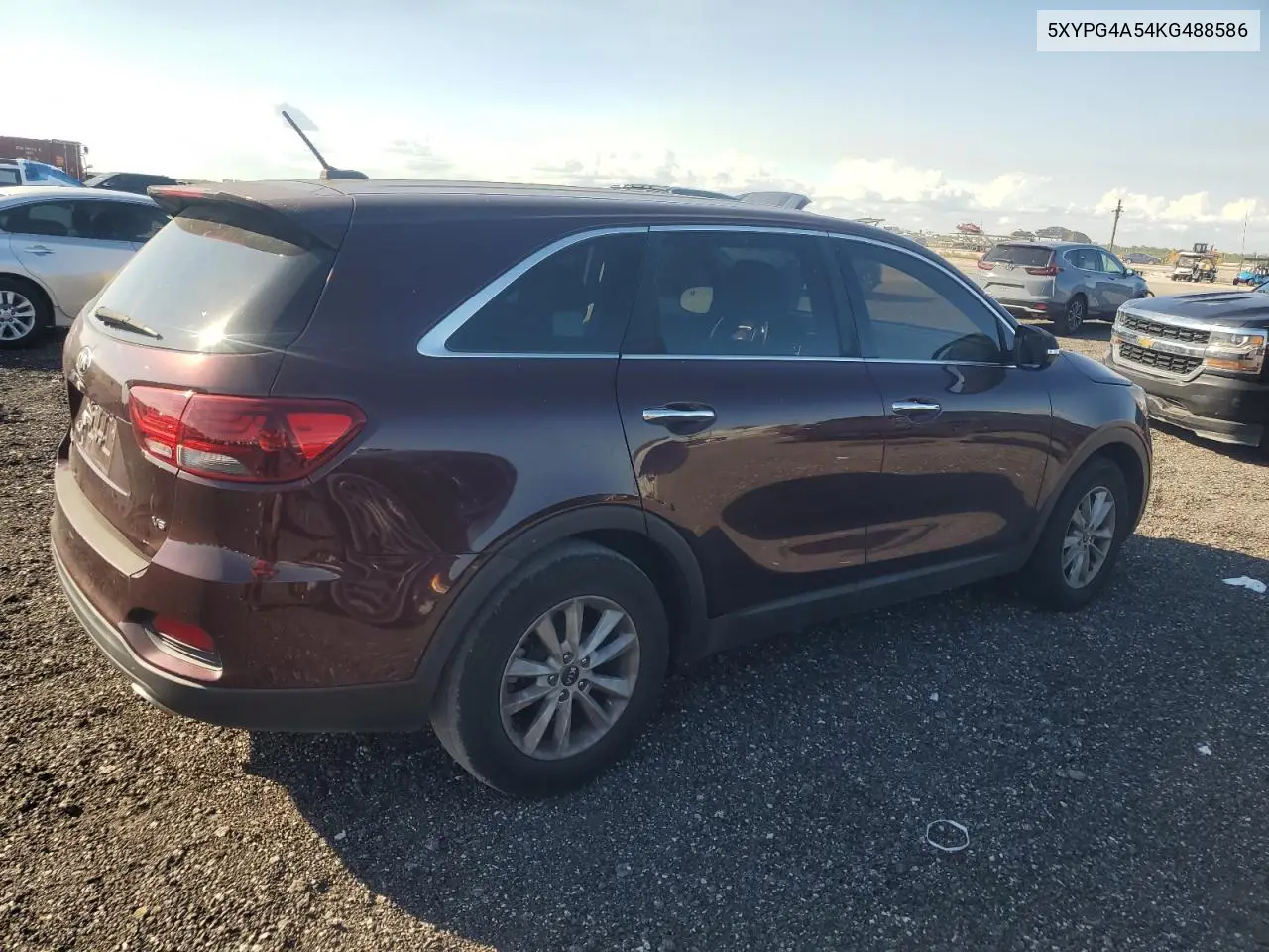 5XYPG4A54KG488586 2019 Kia Sorento Lx