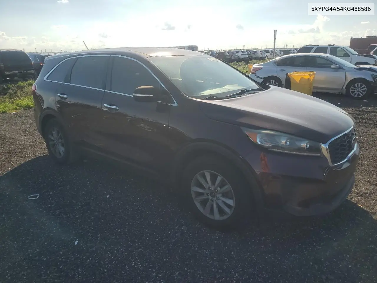 5XYPG4A54KG488586 2019 Kia Sorento Lx