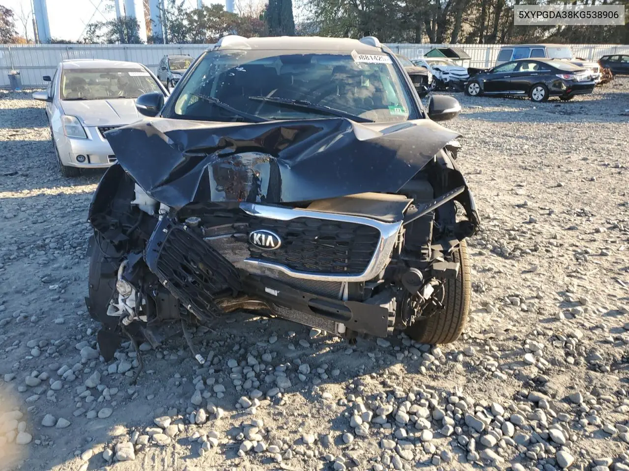 5XYPGDA38KG538906 2019 Kia Sorento L