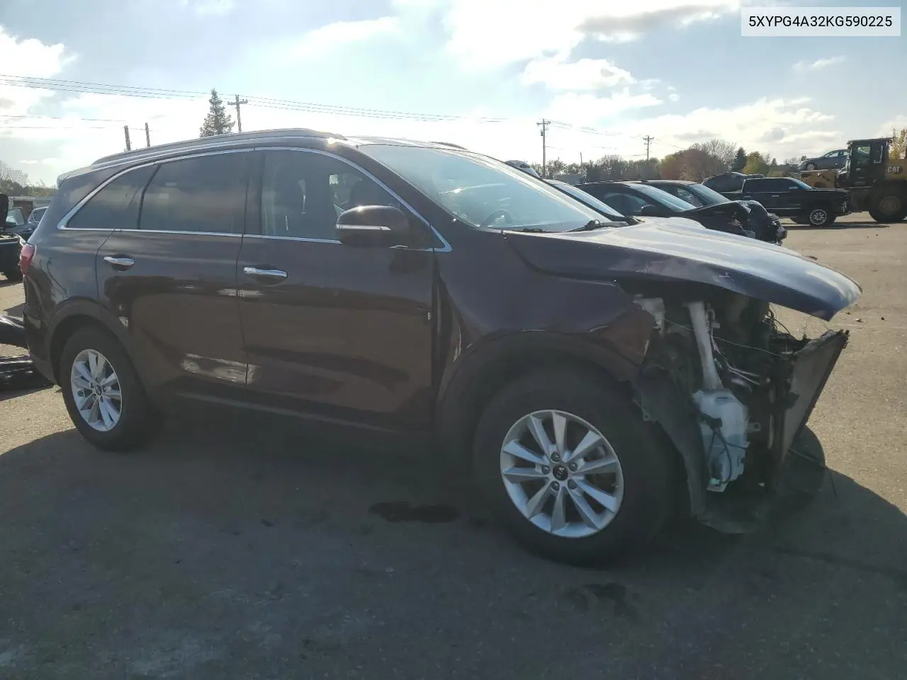 5XYPG4A32KG590225 2019 Kia Sorento L