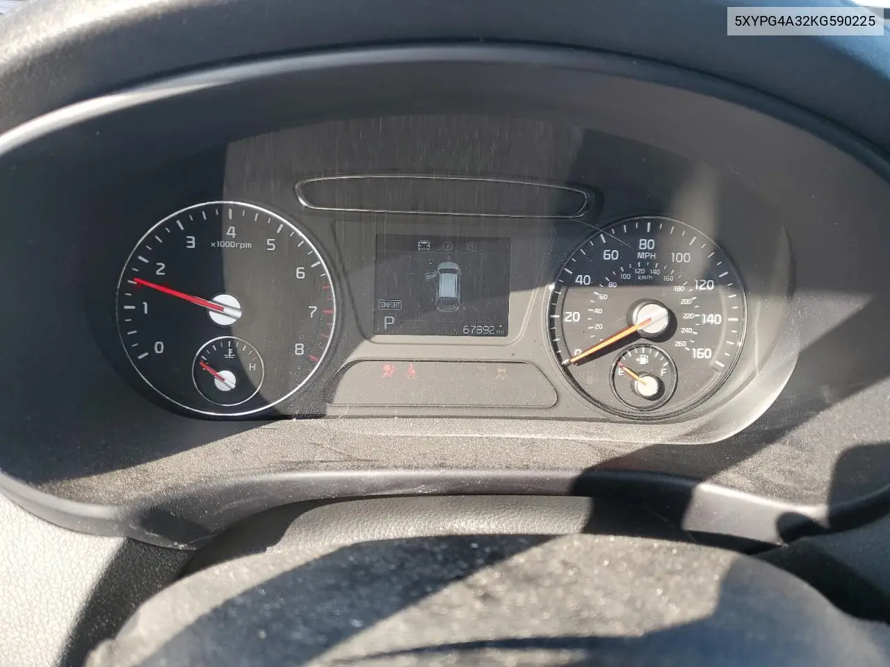 5XYPG4A32KG590225 2019 Kia Sorento L