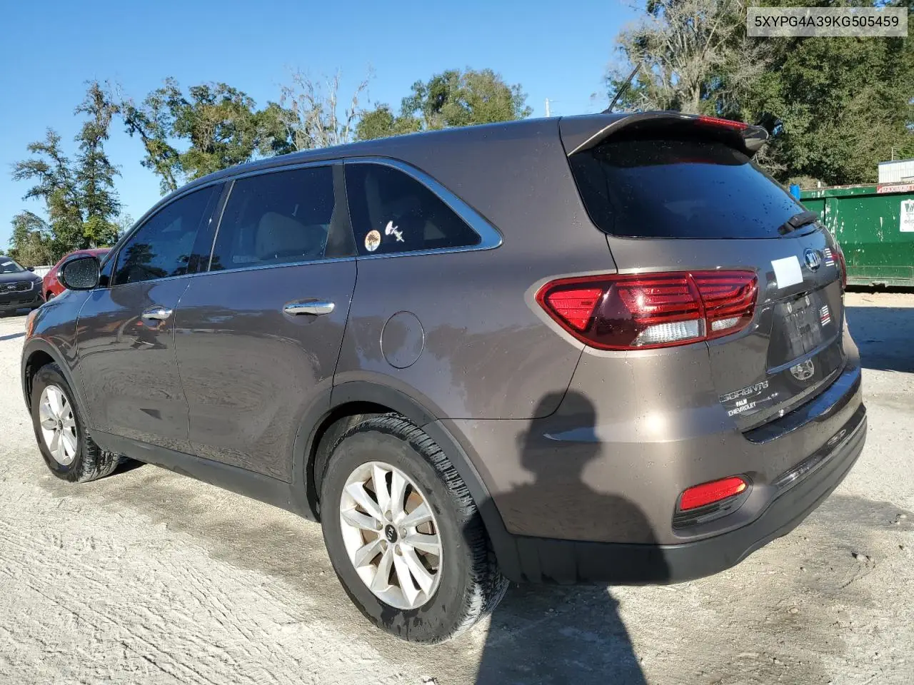 5XYPG4A39KG505459 2019 Kia Sorento L