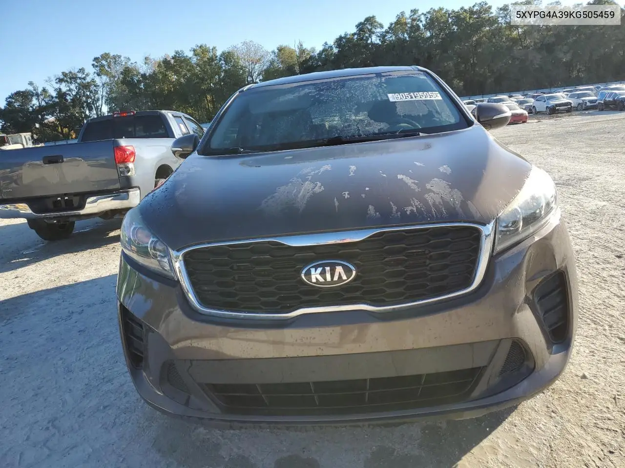 5XYPG4A39KG505459 2019 Kia Sorento L