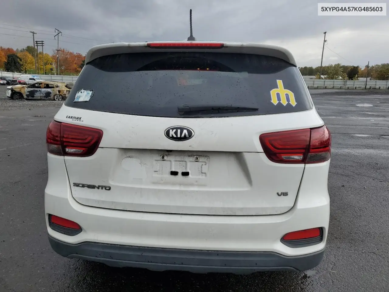 5XYPG4A57KG485603 2019 Kia Sorento Lx