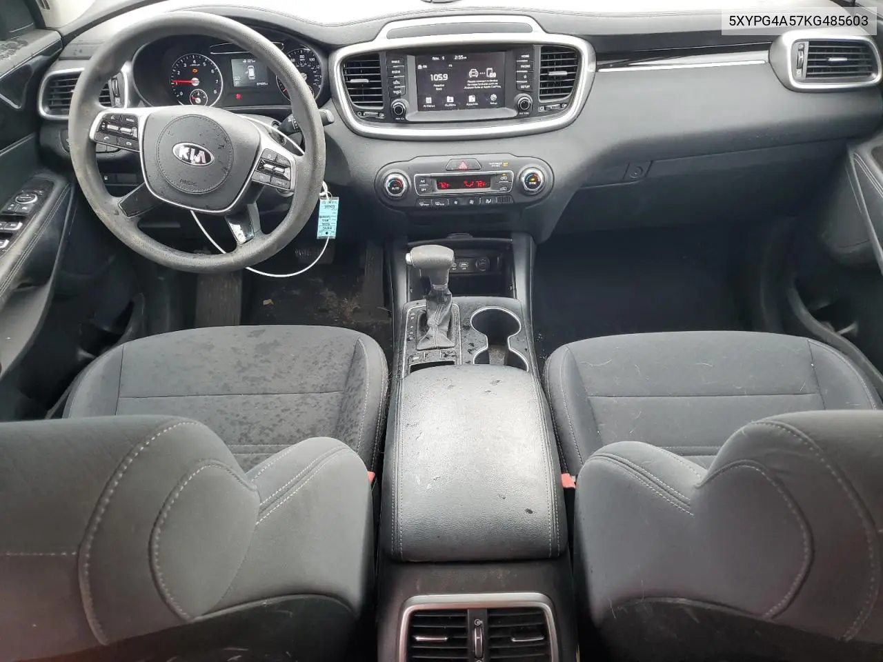 5XYPG4A57KG485603 2019 Kia Sorento Lx