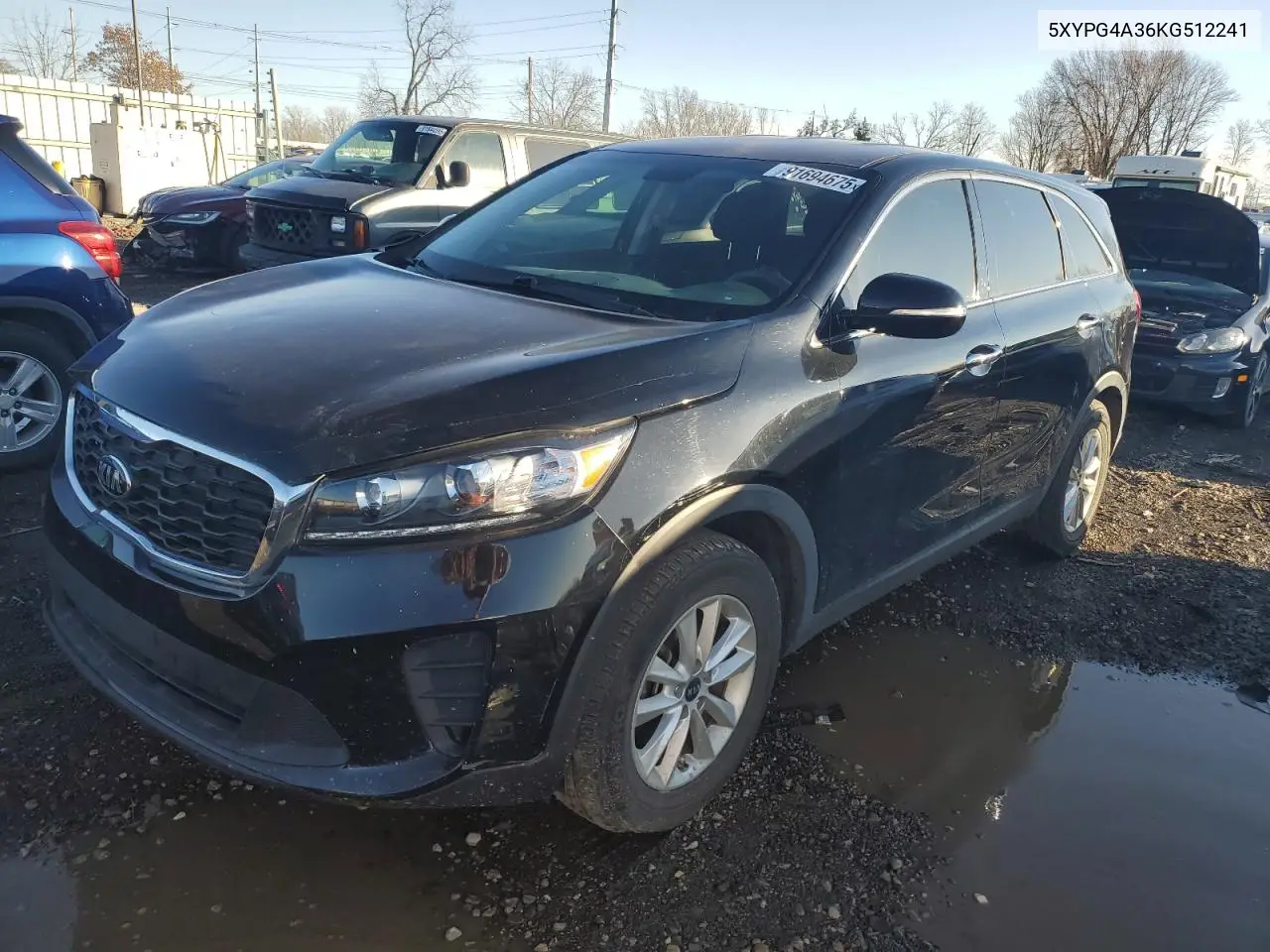 5XYPG4A36KG512241 2019 Kia Sorento L