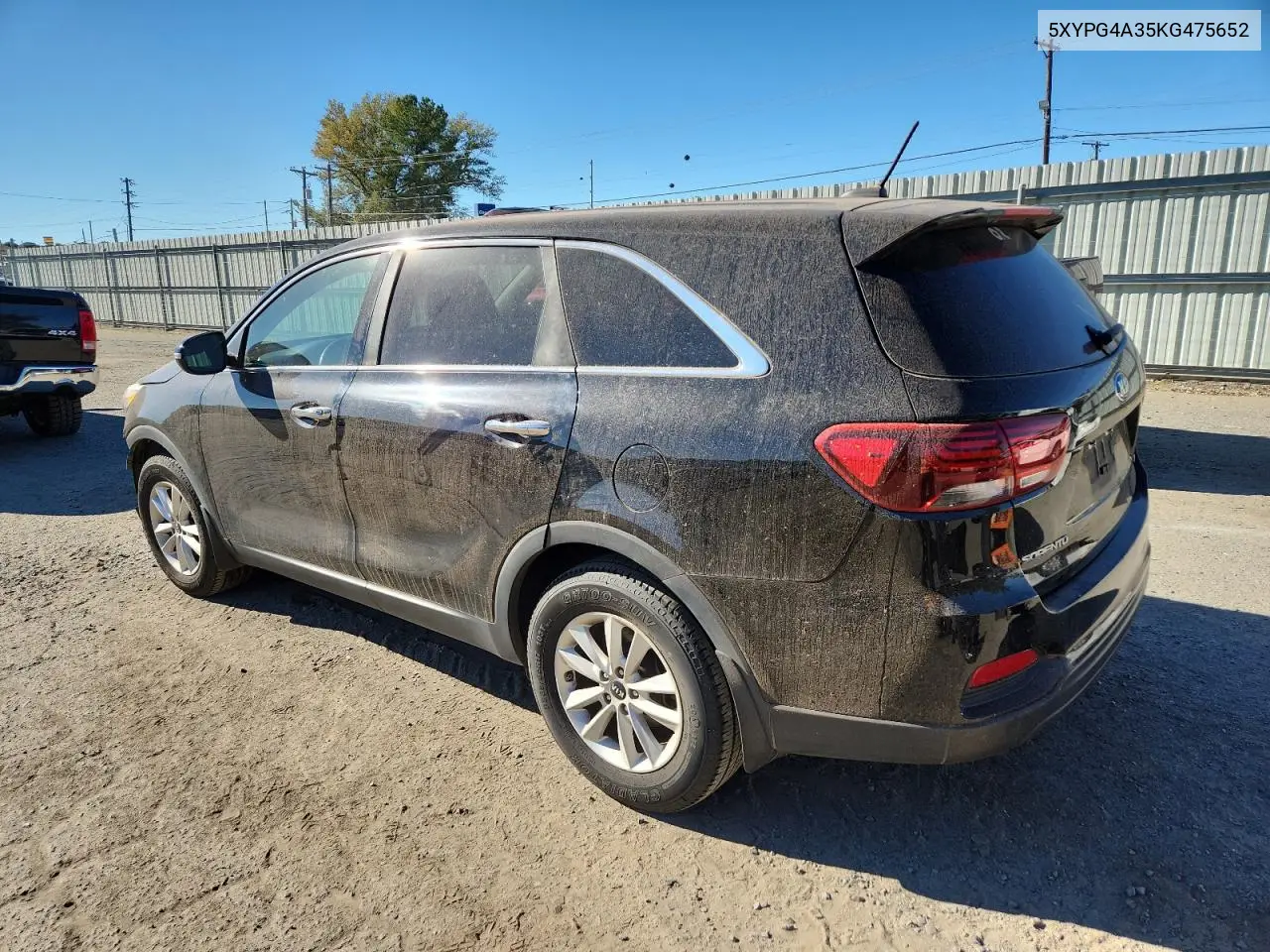 5XYPG4A35KG475652 2019 Kia Sorento L