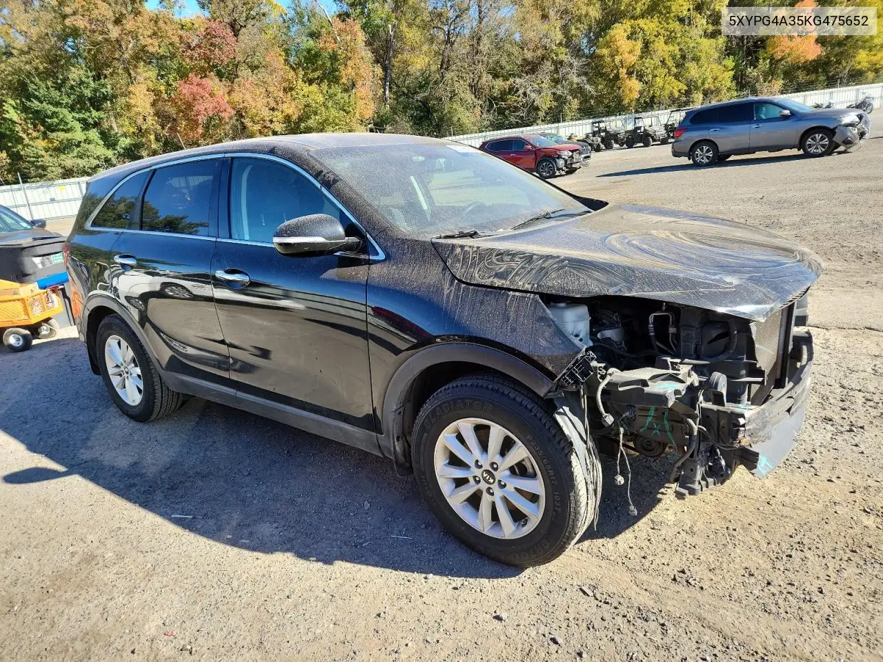 5XYPG4A35KG475652 2019 Kia Sorento L