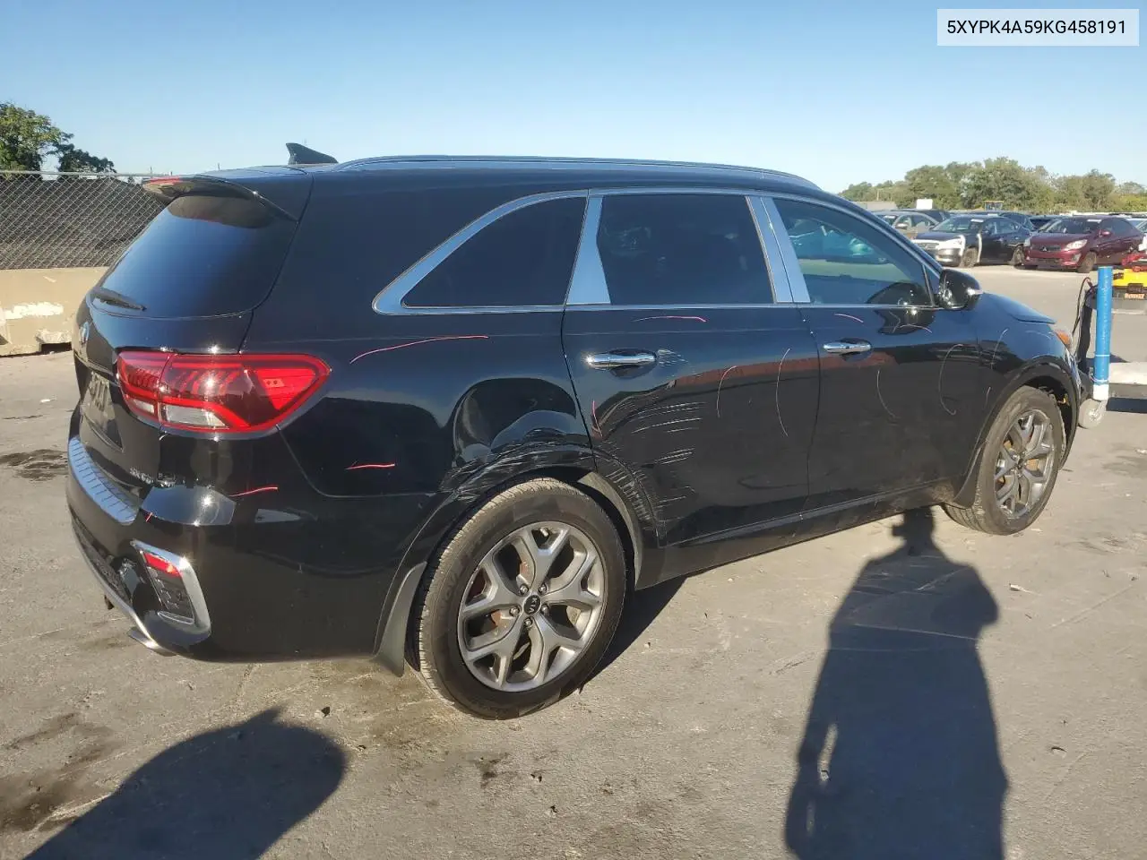 5XYPK4A59KG458191 2019 Kia Sorento Sx