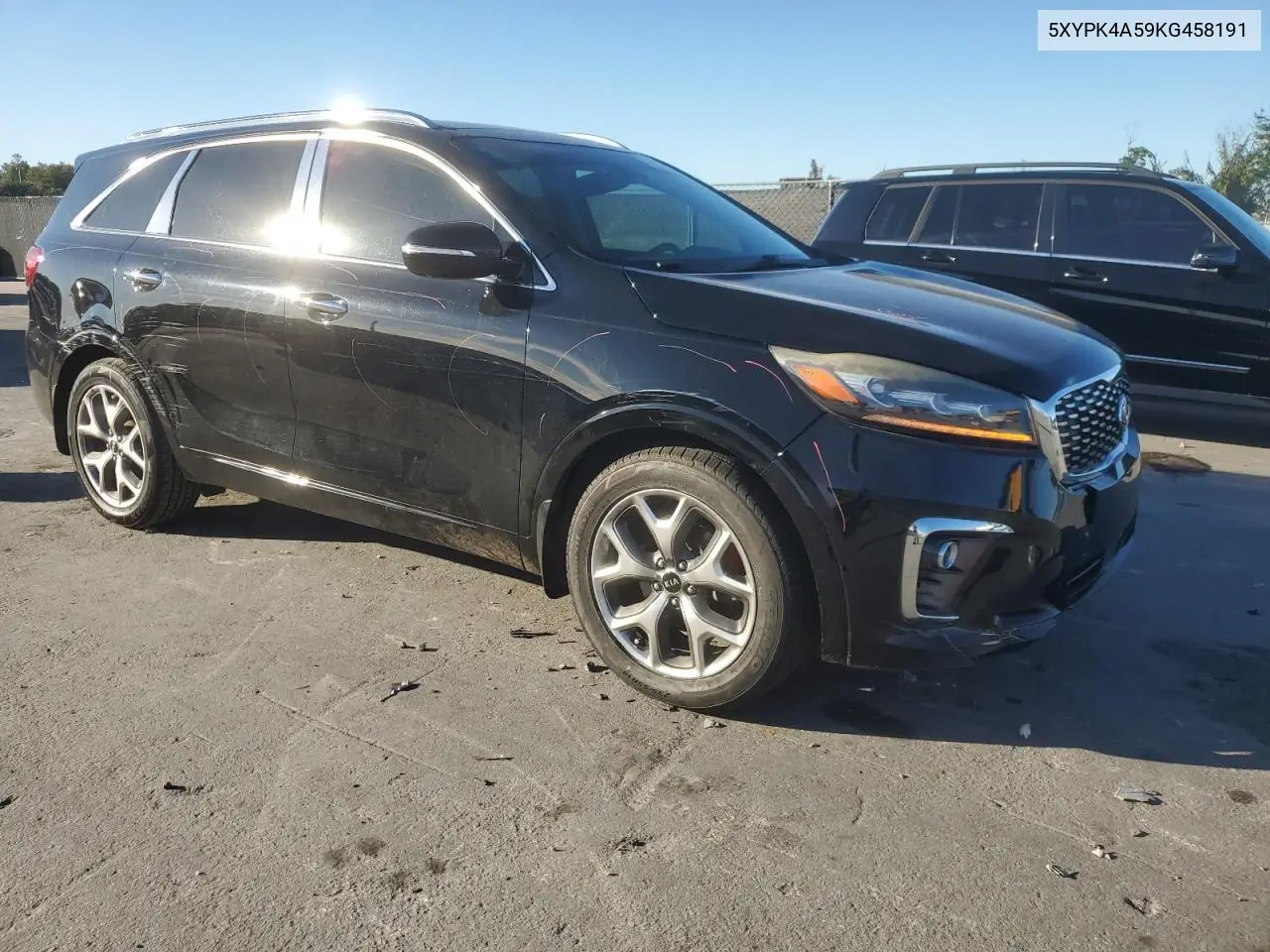 5XYPK4A59KG458191 2019 Kia Sorento Sx