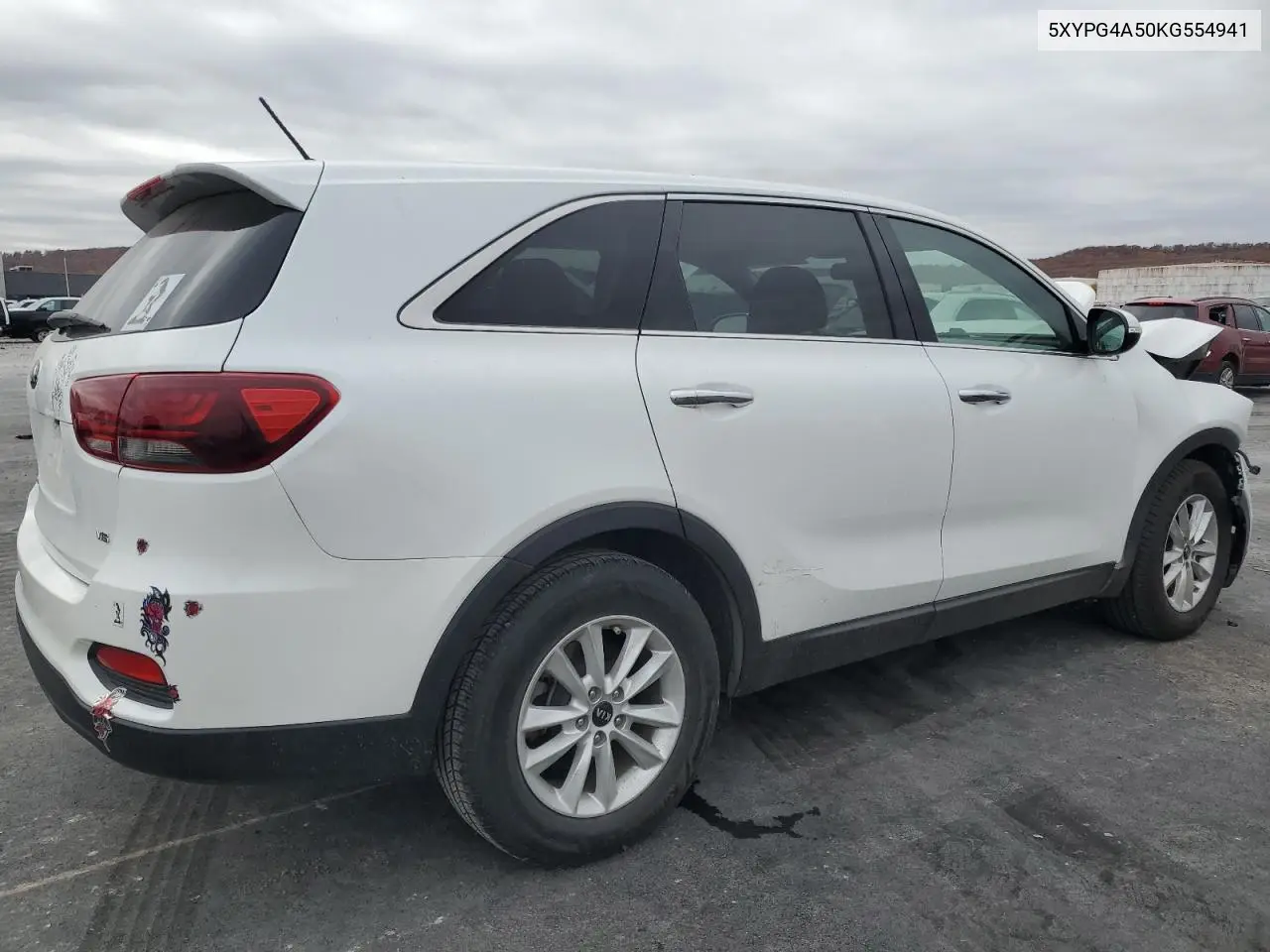 5XYPG4A50KG554941 2019 Kia Sorento Lx