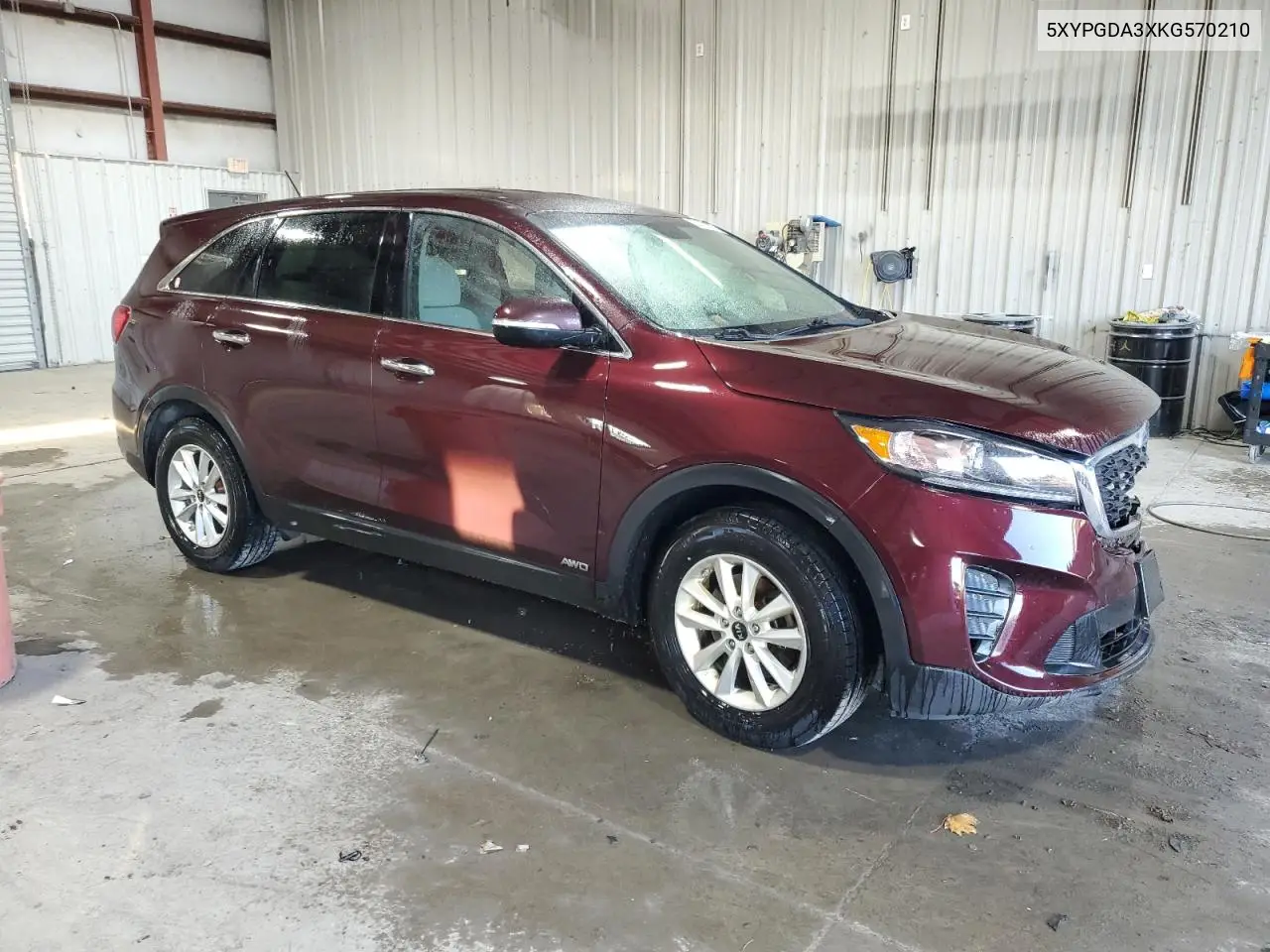 5XYPGDA3XKG570210 2019 Kia Sorento L