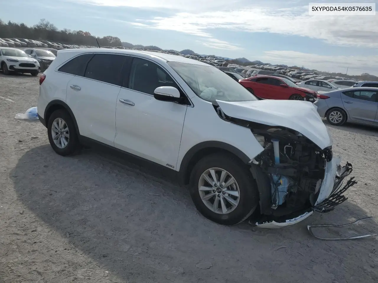 5XYPGDA54KG576635 2019 Kia Sorento Lx