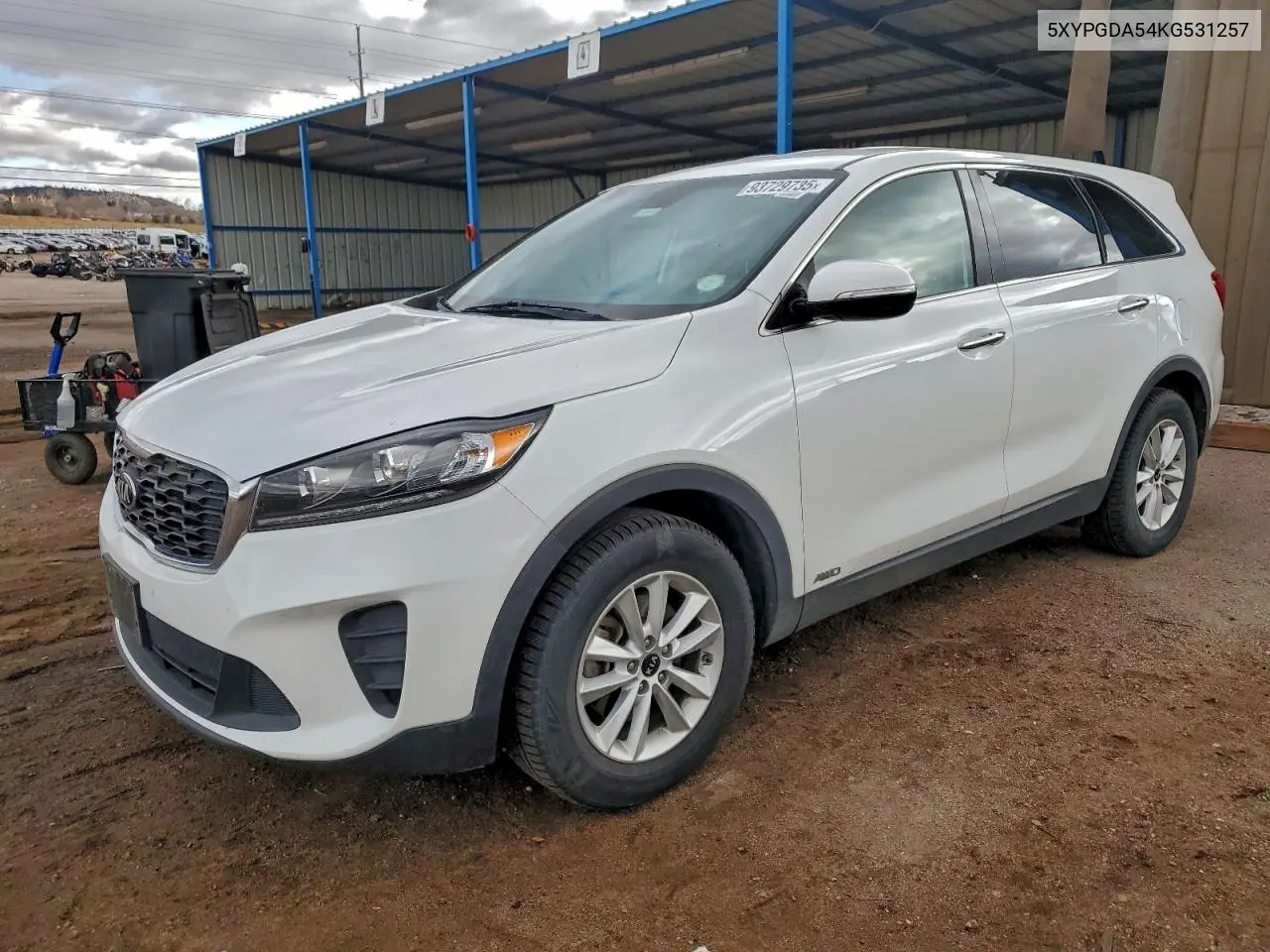 5XYPGDA54KG531257 2019 Kia Sorento Lx