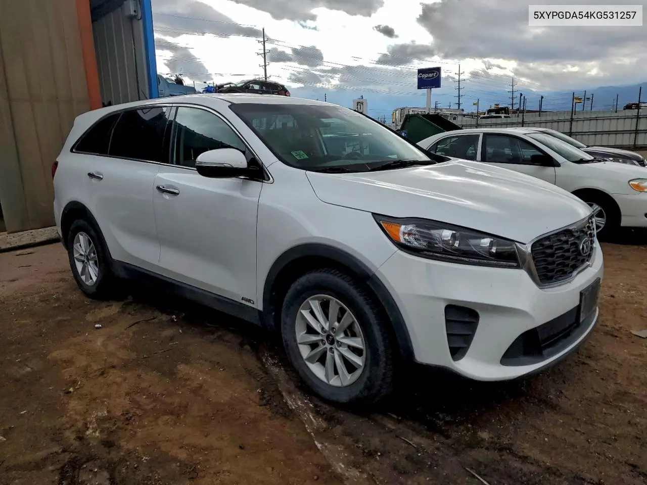 5XYPGDA54KG531257 2019 Kia Sorento Lx
