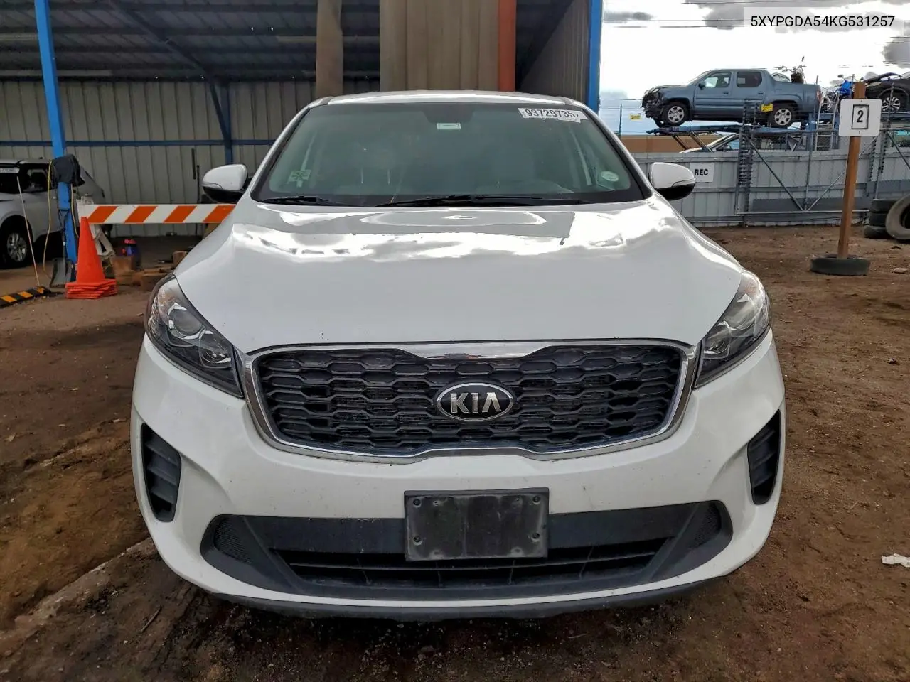 5XYPGDA54KG531257 2019 Kia Sorento Lx