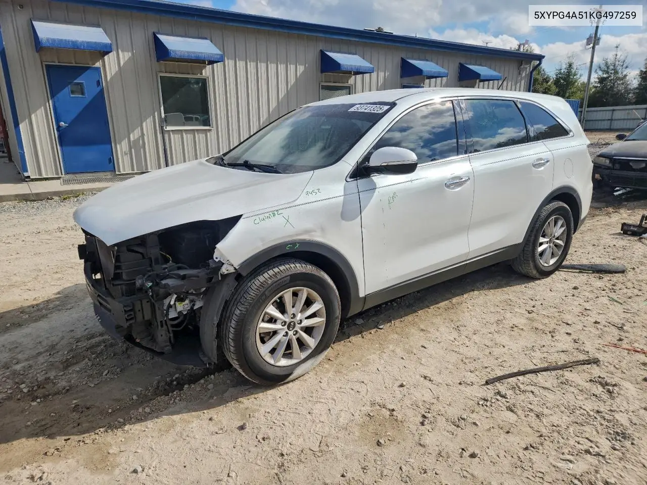 5XYPG4A51KG497259 2019 Kia Sorento Lx