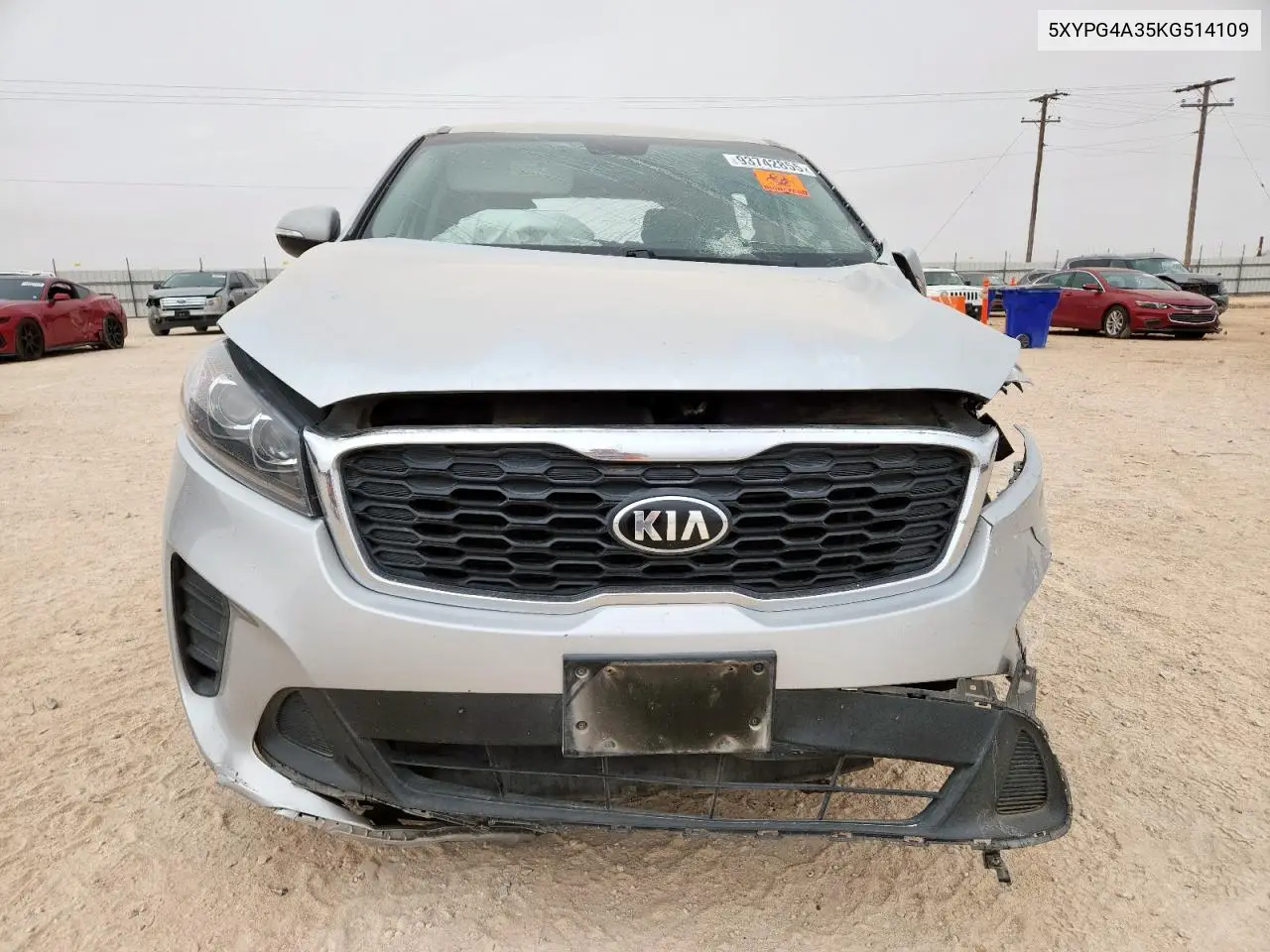 5XYPG4A35KG514109 2019 Kia Sorento L