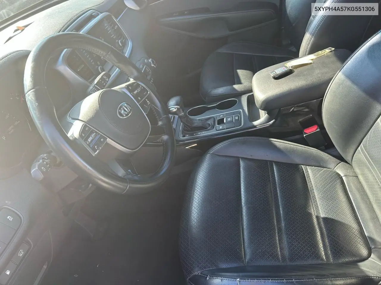 5XYPH4A57KG551306 2019 Kia Sorento Ex