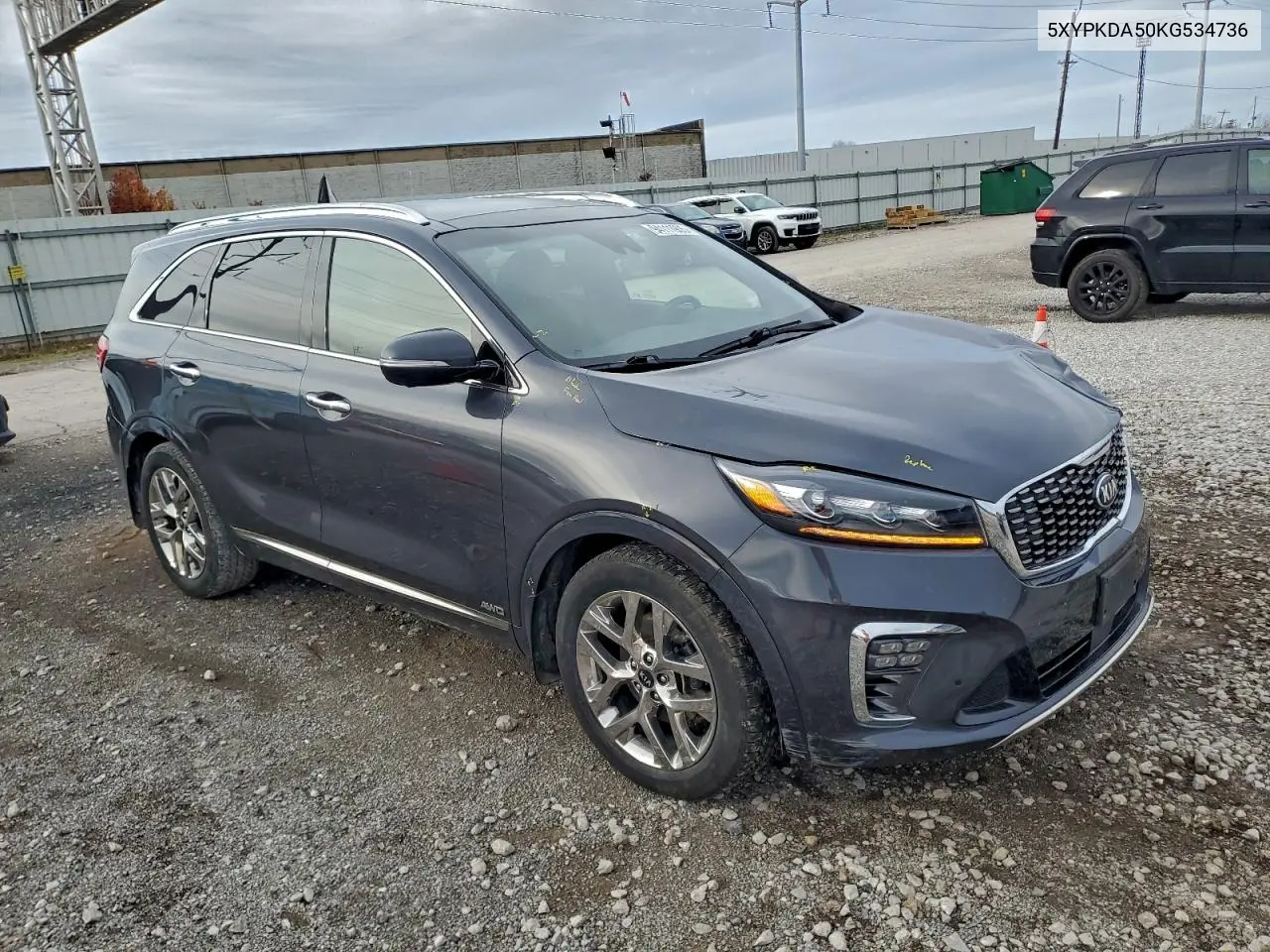 5XYPKDA50KG534736 2019 Kia Sorento Sx