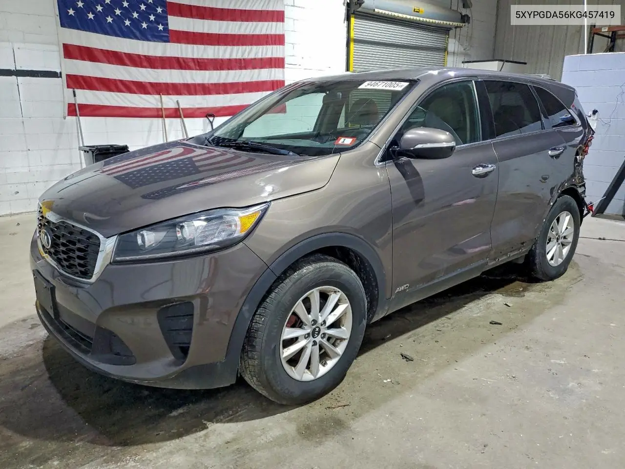 5XYPGDA56KG457419 2019 Kia Sorento Lx