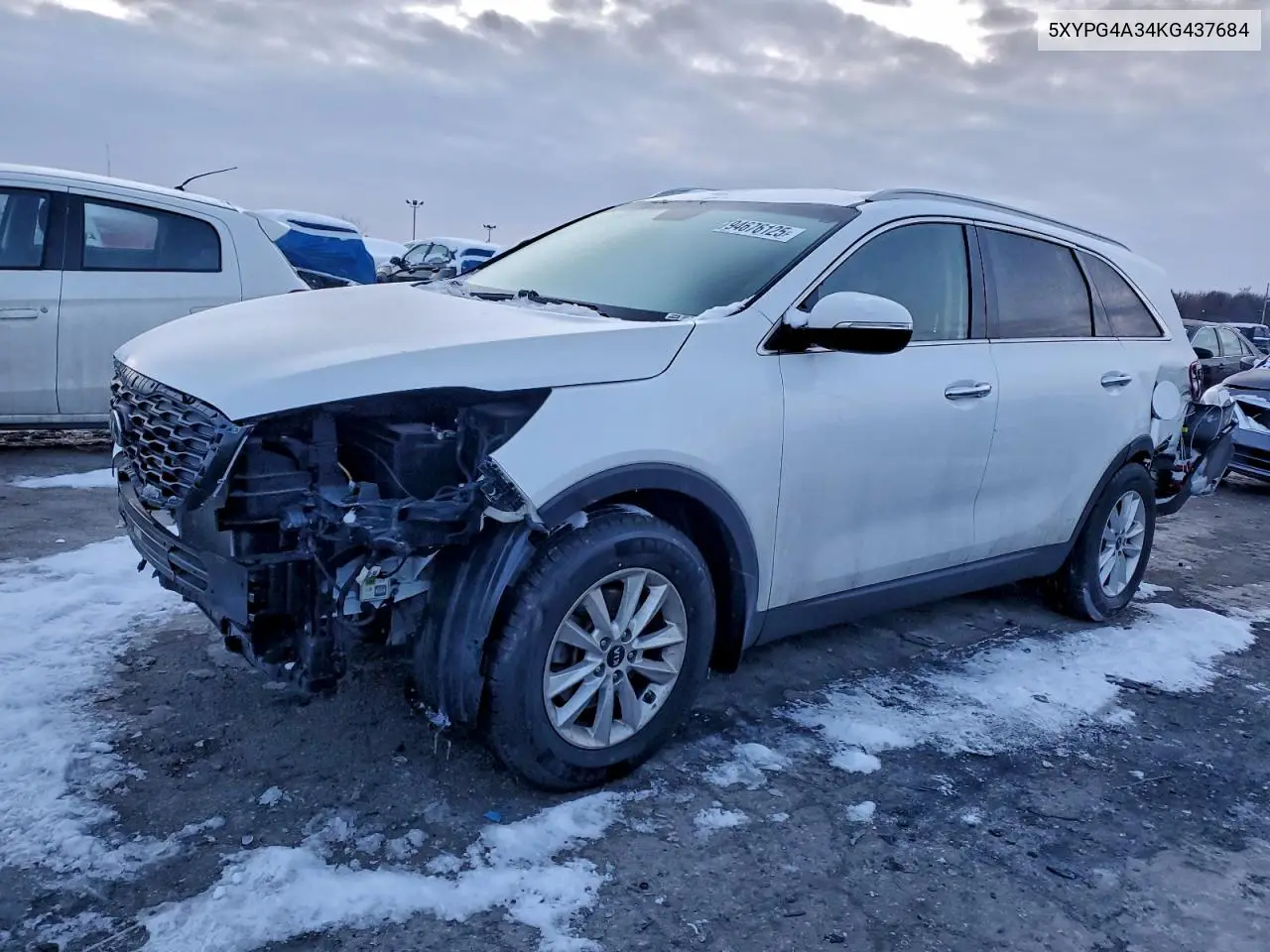 5XYPG4A34KG437684 2019 Kia Sorento L