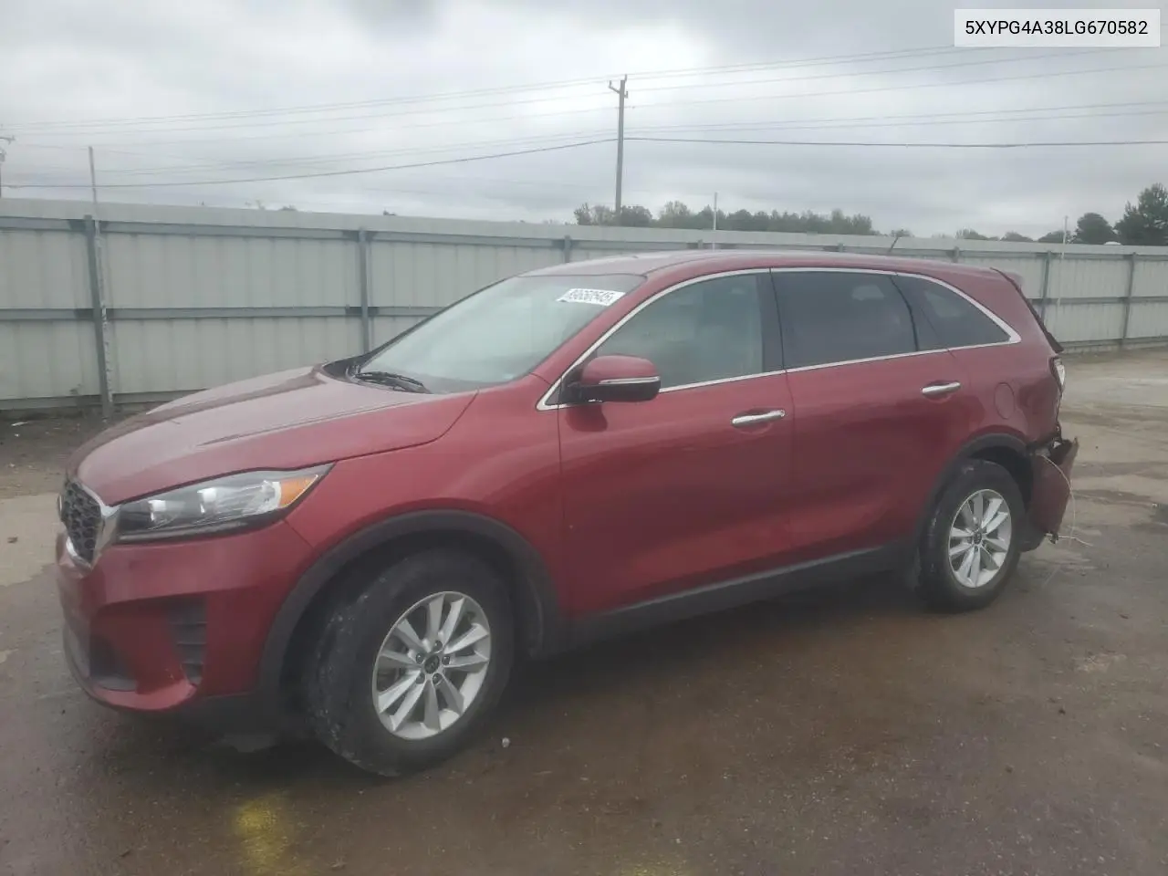 5XYPG4A38LG670582 2020 Kia Sorento L