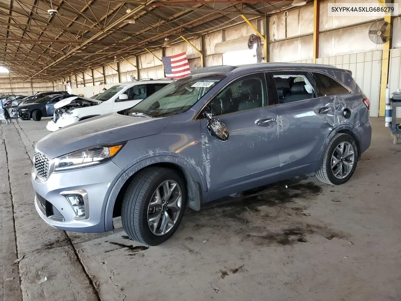 5XYPK4A5XLG686279 2020 Kia Sorento Sx
