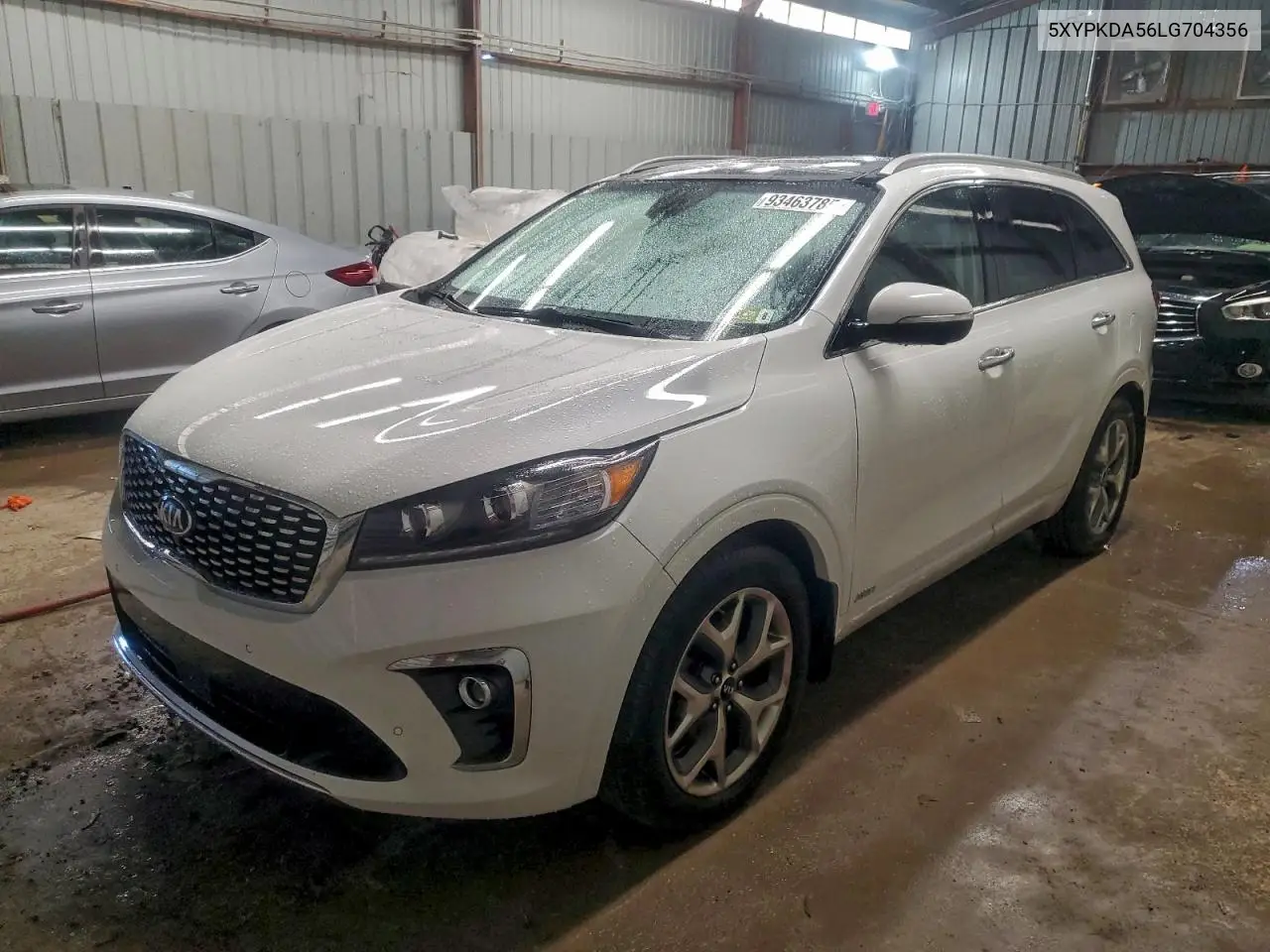 5XYPKDA56LG704356 2020 Kia Sorento Sx