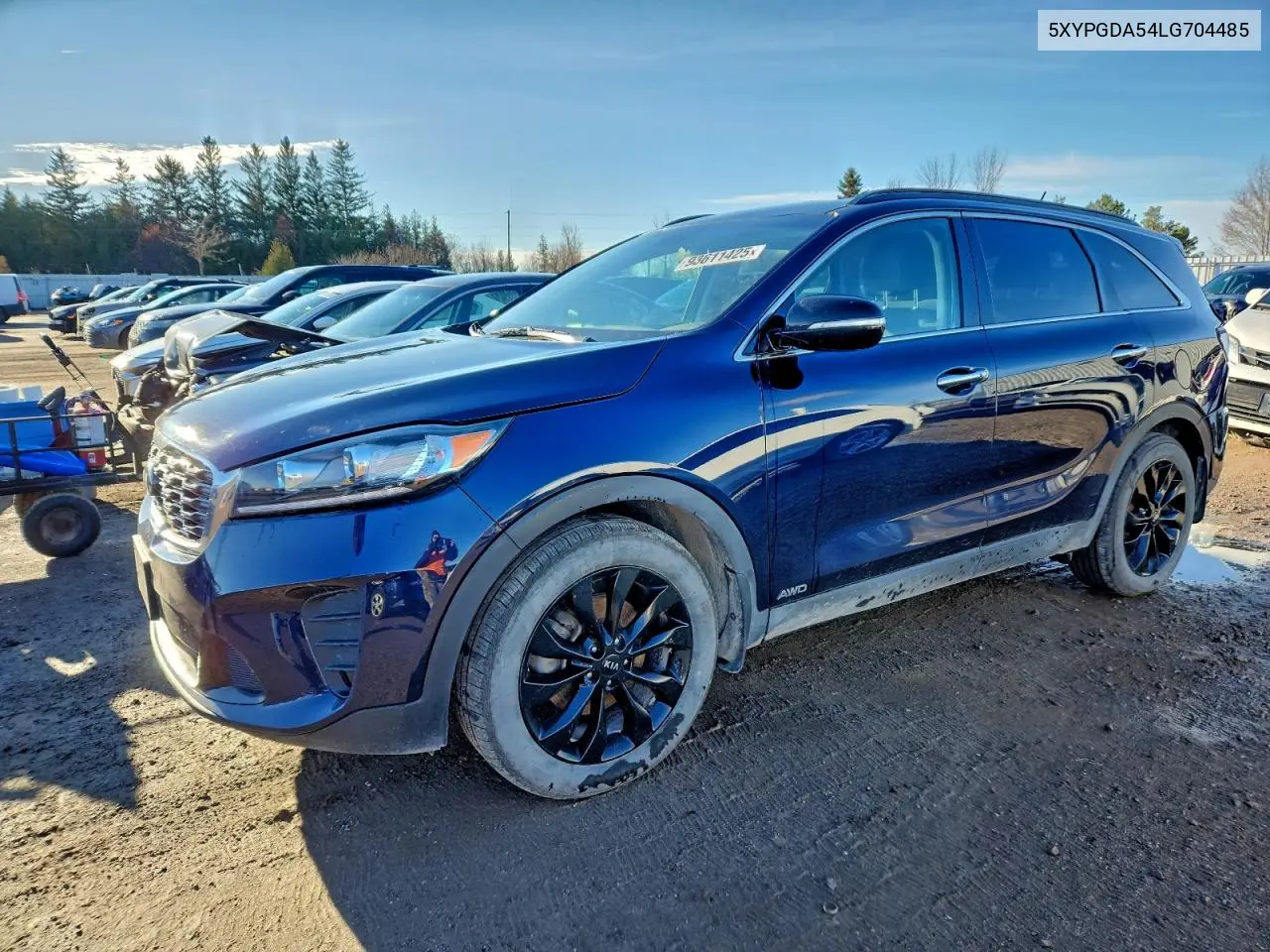 5XYPGDA54LG704485 2020 Kia Sorento S
