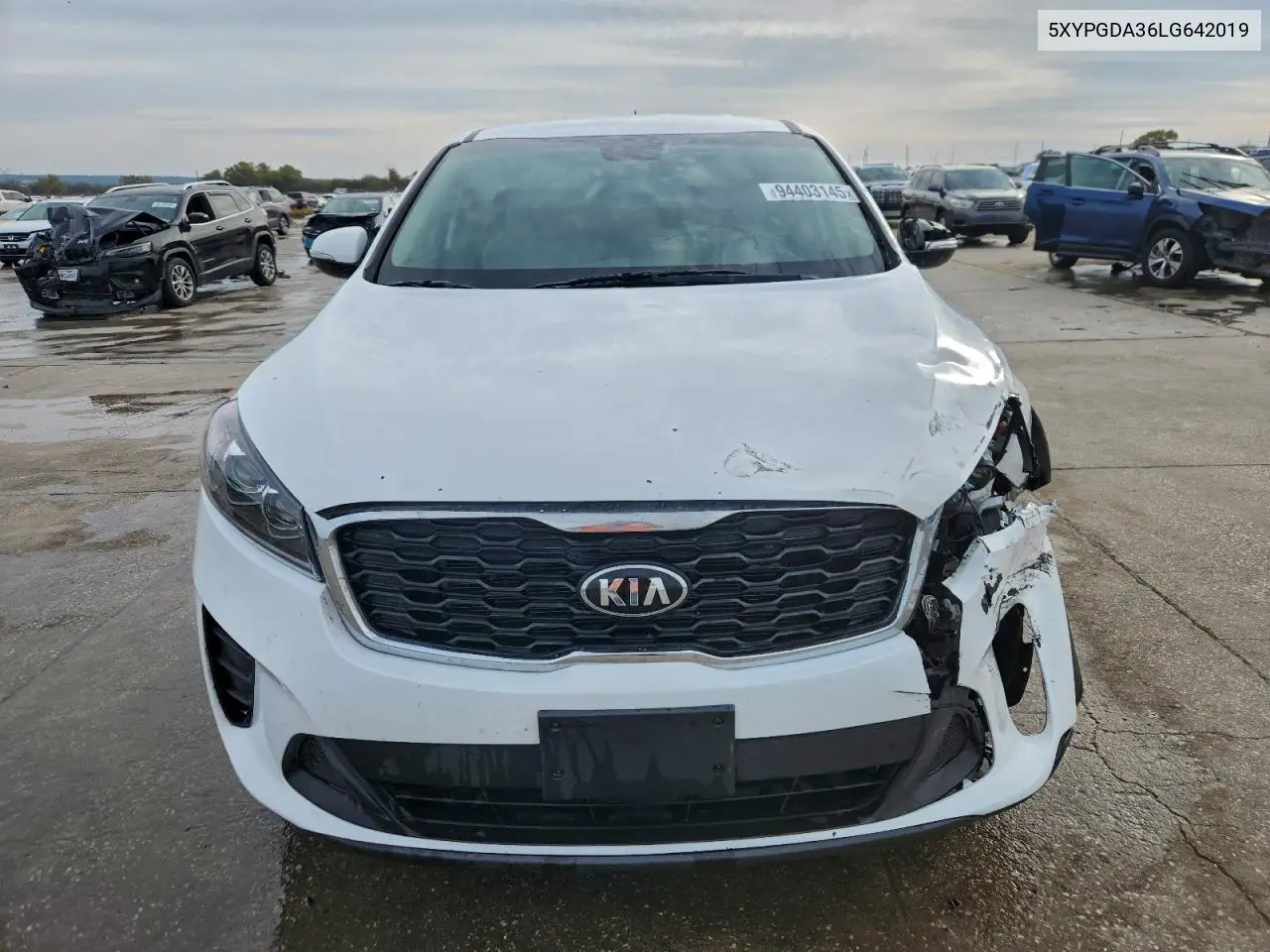 5XYPGDA36LG642019 2020 Kia Sorento L