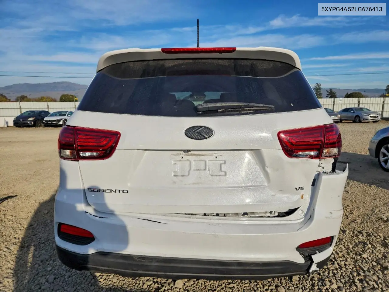 5XYPG4A52LG676413 2020 Kia Sorento S