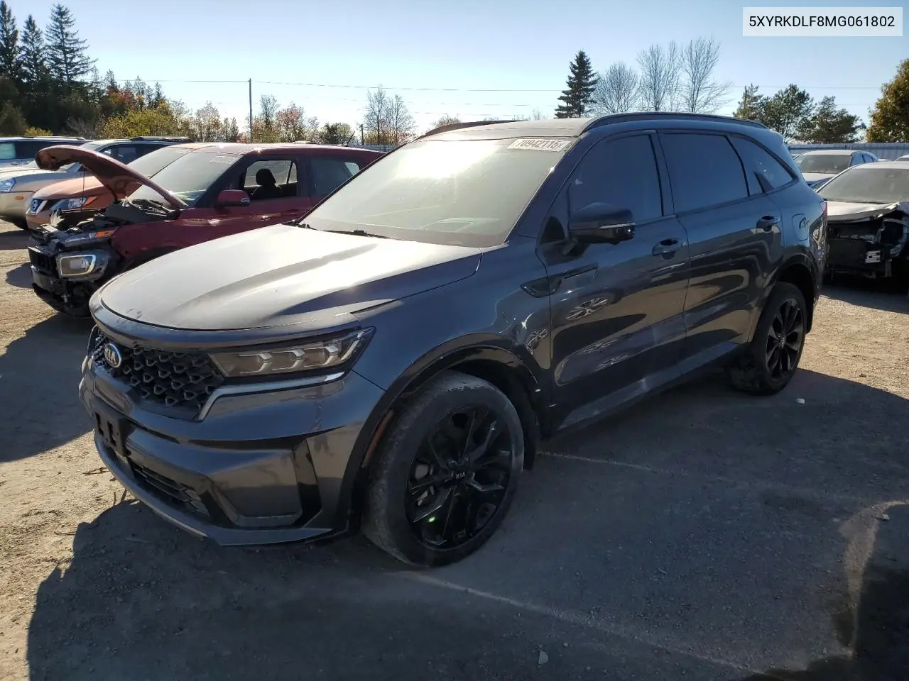5XYRKDLF8MG061802 2021 Kia Sorento Sx