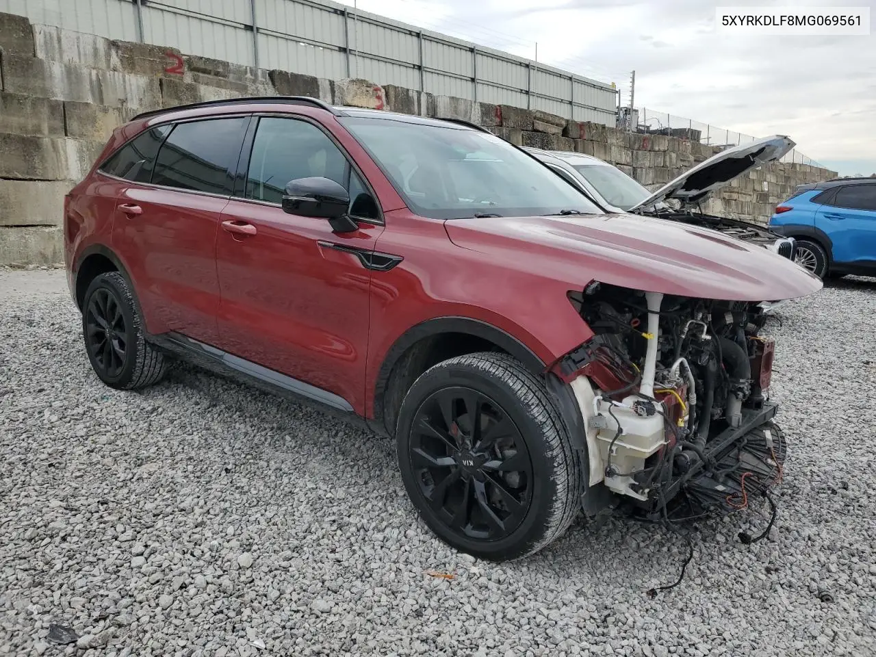 5XYRKDLF8MG069561 2021 Kia Sorento Sx
