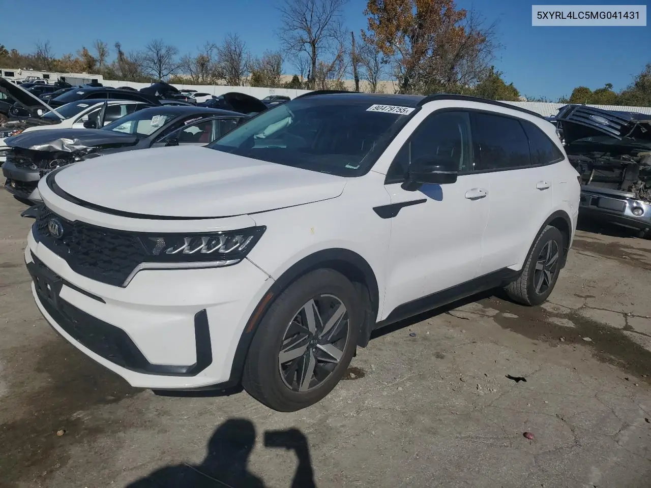 5XYRL4LC5MG041431 2021 Kia Sorento S