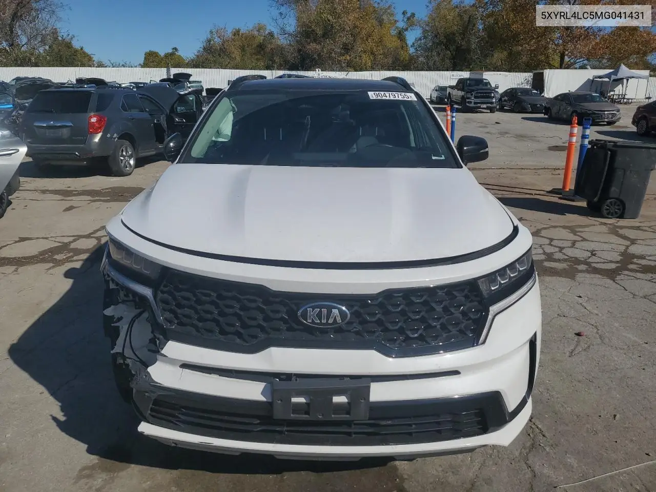 5XYRL4LC5MG041431 2021 Kia Sorento S