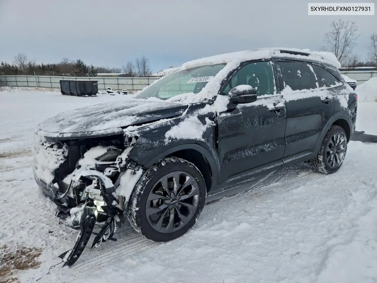 5XYRHDLFXNG127931 2022 Kia Sorento Ex