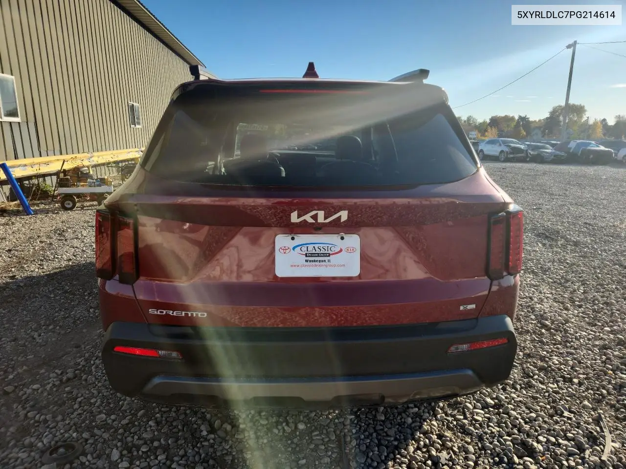 5XYRLDLC7PG214614 2023 Kia Sorento S