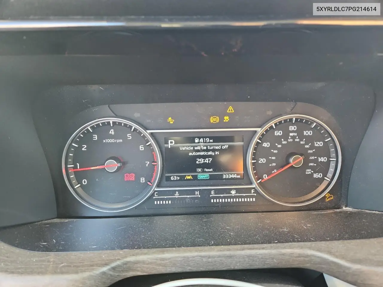 5XYRLDLC7PG214614 2023 Kia Sorento S