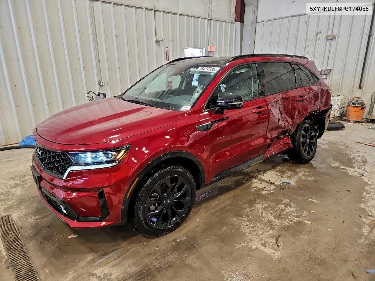 5XYRKDLF8PG174055 2023 Kia Sorento Sx