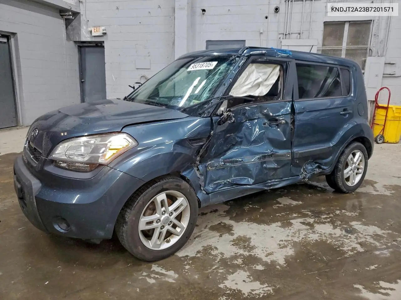 KNDJT2A23B7201571 2011 Kia Soul +
